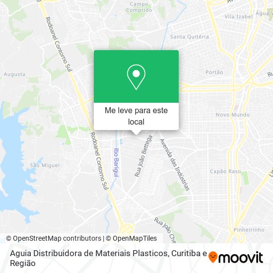 Aguia Distribuidora de Materiais Plasticos mapa