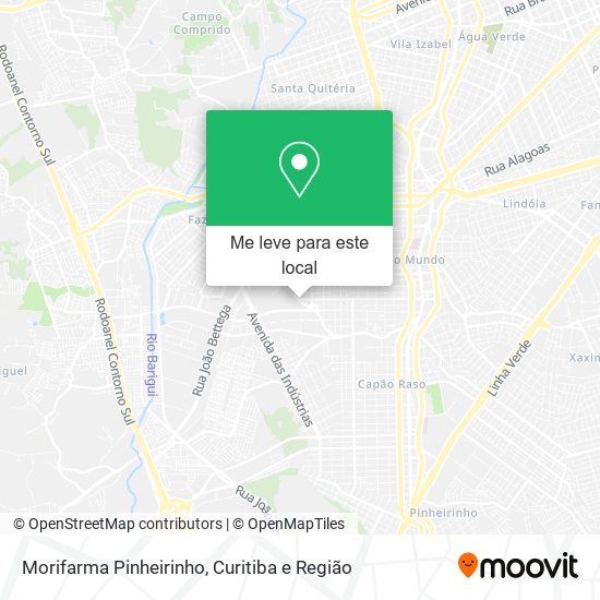 Morifarma Pinheirinho mapa