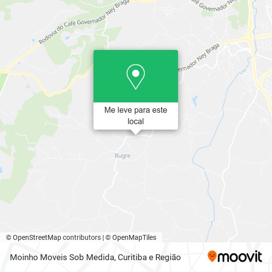 Moinho Moveis Sob Medida mapa