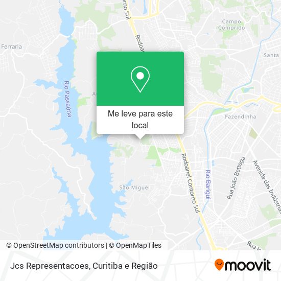 Jcs Representacoes mapa