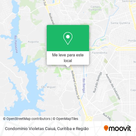 Condomínio Violetas Caiuá mapa