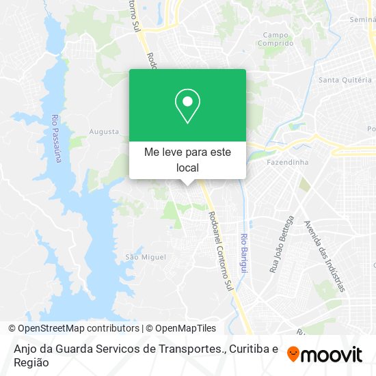 Anjo da Guarda Servicos de Transportes. mapa