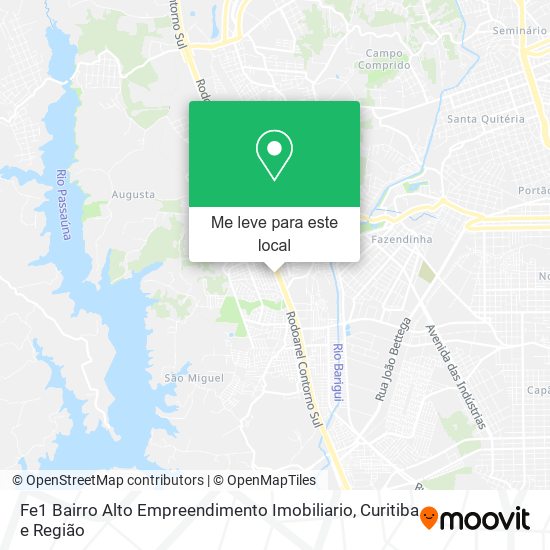 Fe1 Bairro Alto Empreendimento Imobiliario mapa