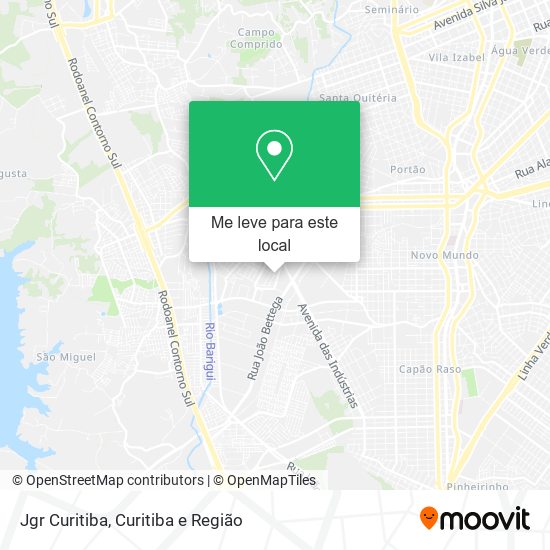 Jgr Curitiba mapa