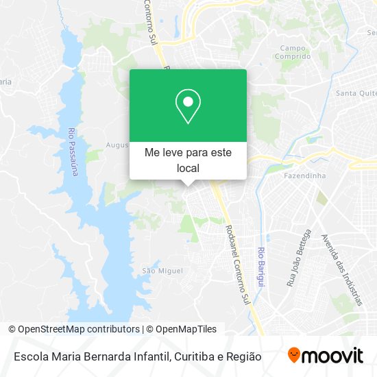 Escola Maria Bernarda Infantil mapa