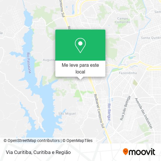Via Curitiba mapa
