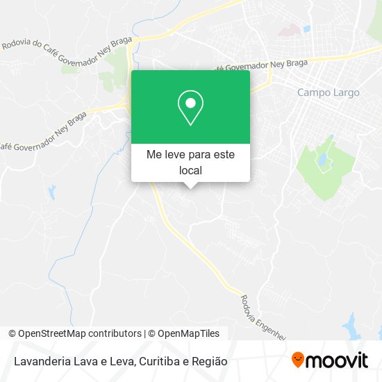 Lavanderia Lava e Leva mapa