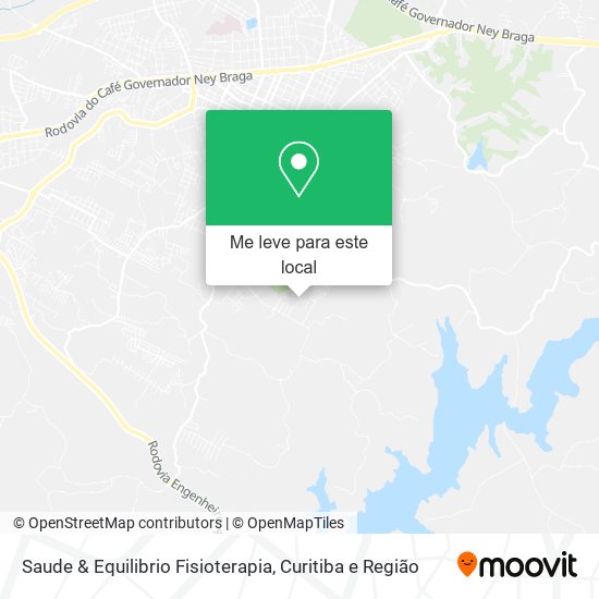 Saude & Equilibrio Fisioterapia mapa