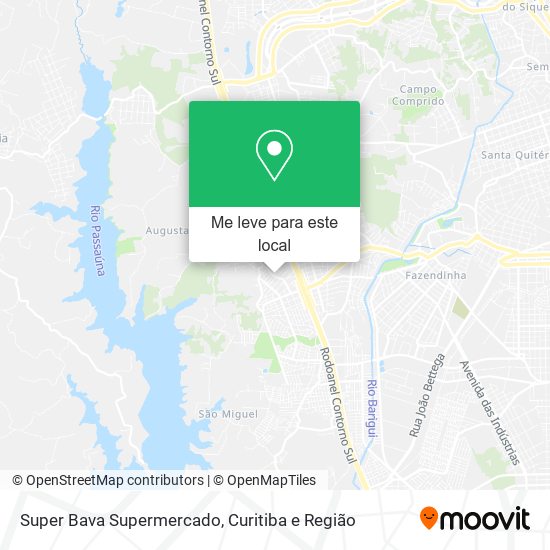 Super Bava Supermercado mapa