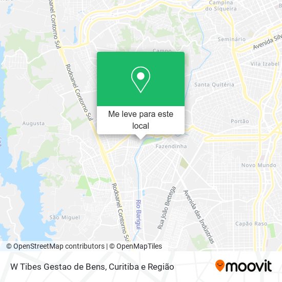 W Tibes Gestao de Bens mapa