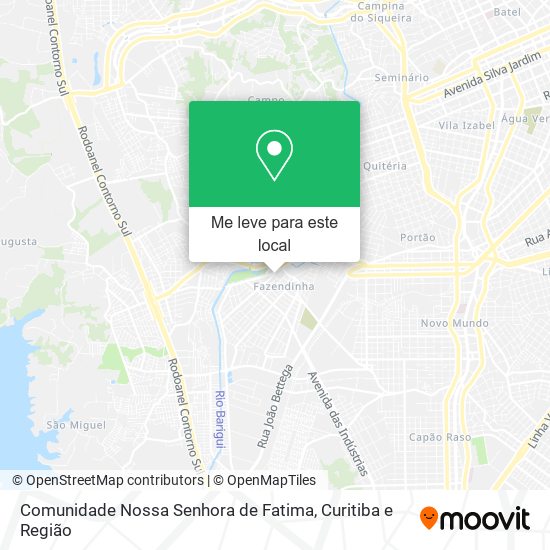 Comunidade Nossa Senhora de Fatima mapa