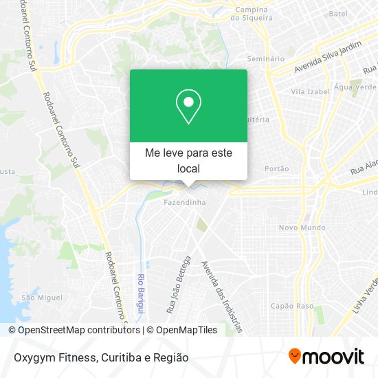 Oxygym Fitness mapa