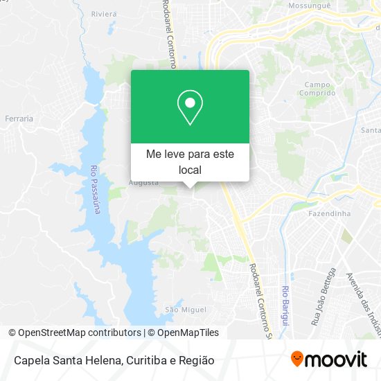 Capela Santa Helena mapa