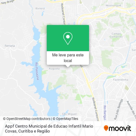 Appf Centro Municipal de Educao Infantil Mario Covas mapa