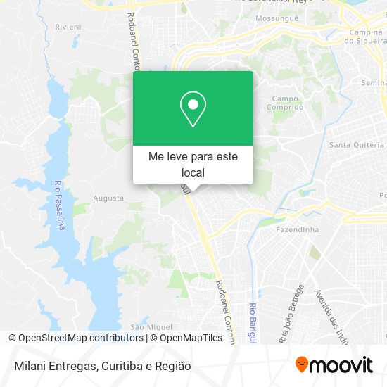 Milani Entregas mapa