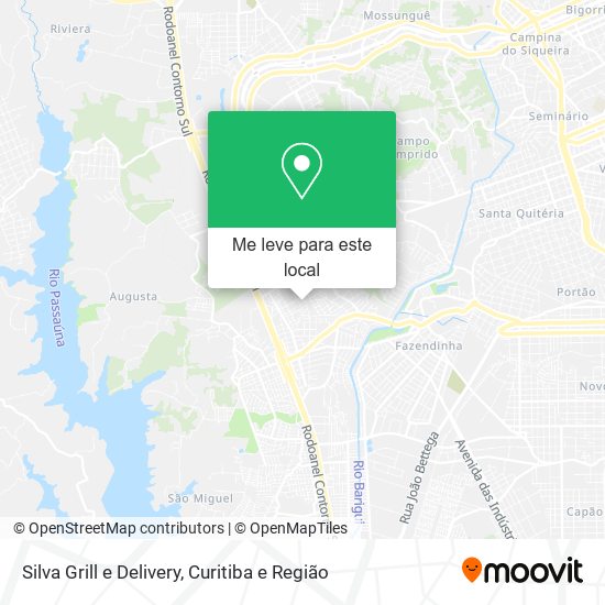 Silva Grill e Delivery mapa
