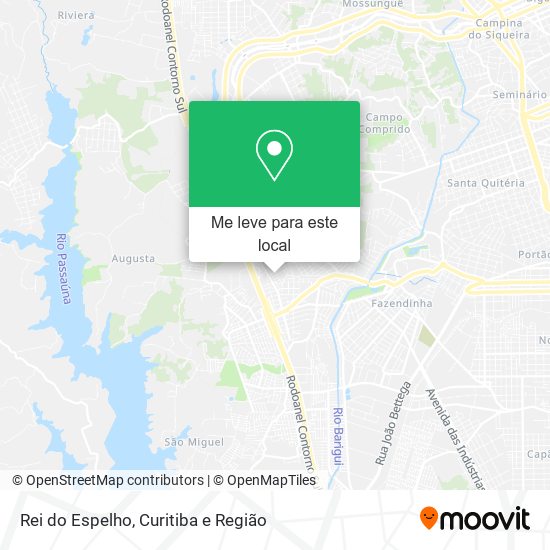 Rei do Espelho mapa