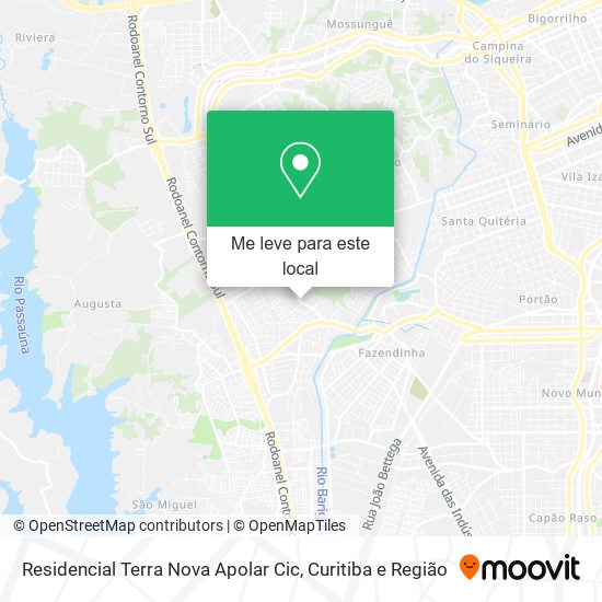 Residencial Terra Nova Apolar Cic mapa