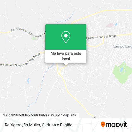 Refrigeração Muller mapa