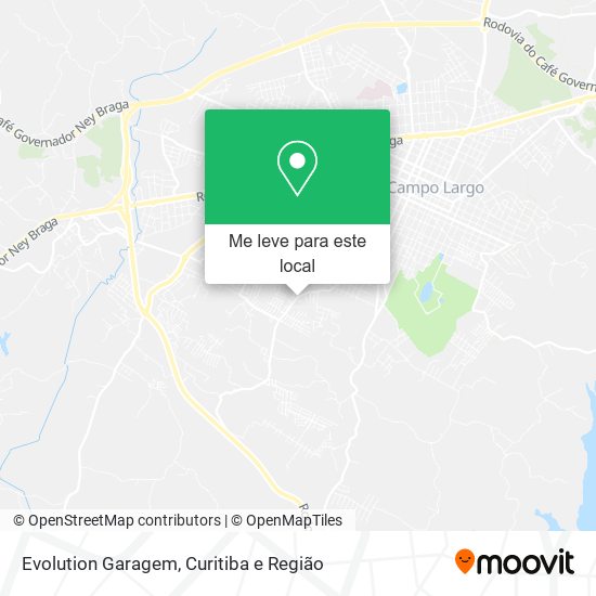 Evolution Garagem mapa