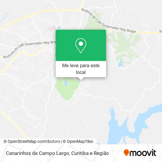 Canarinhos de Campo Largo mapa