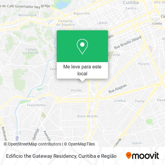 Edificio the Gateway Residency mapa