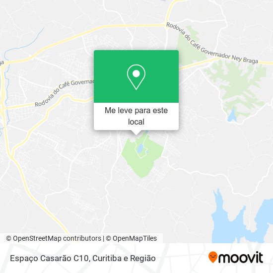 Espaço Casarão C10 mapa