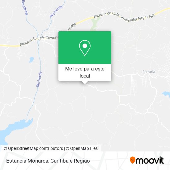 Estância Monarca mapa