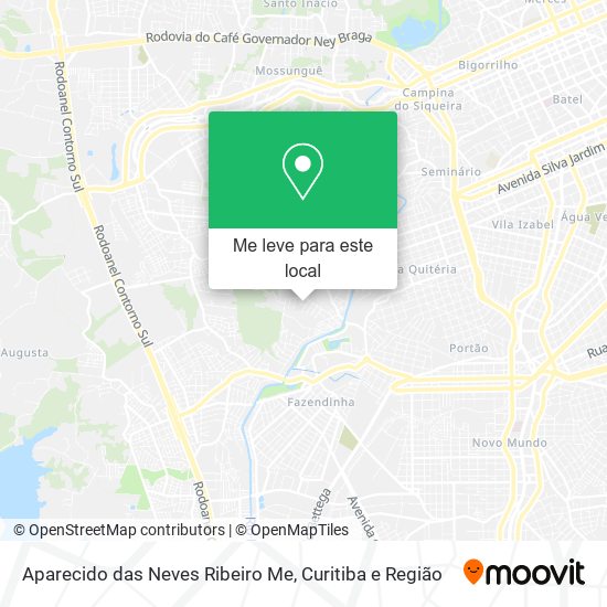 Aparecido das Neves Ribeiro Me mapa