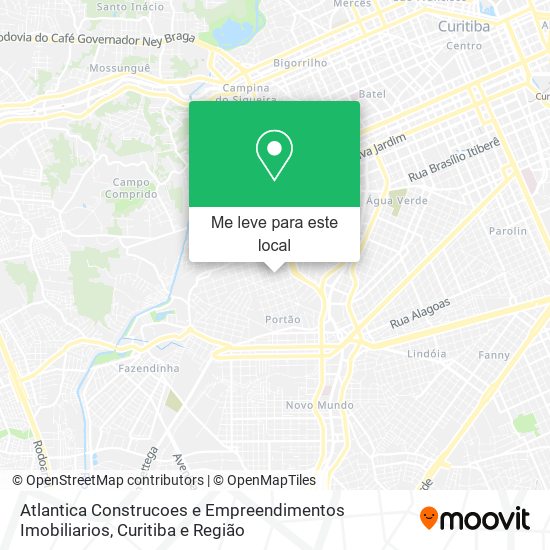 Atlantica Construcoes e Empreendimentos Imobiliarios mapa