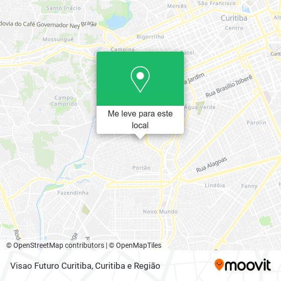 Visao Futuro Curitiba mapa