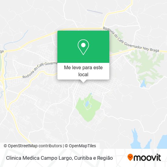 Clinica Medica Campo Largo mapa