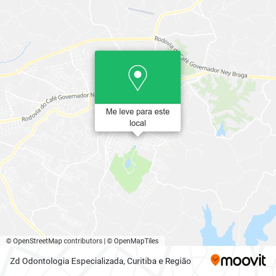 Zd Odontologia Especializada mapa