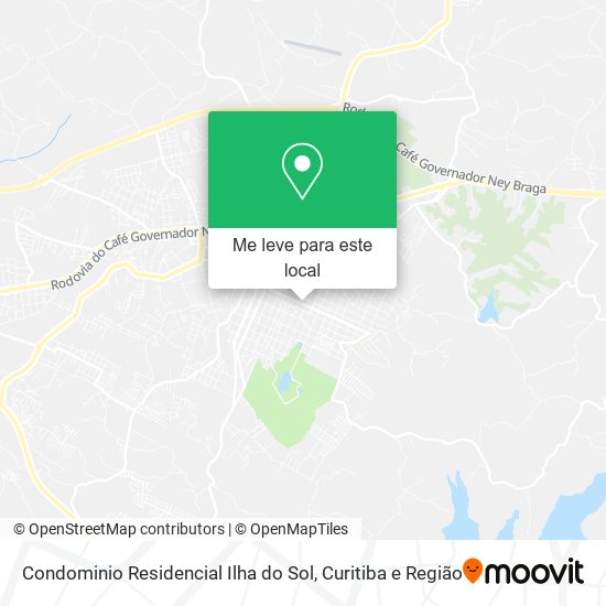 Condominio Residencial Ilha do Sol mapa