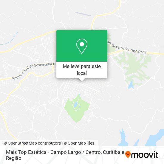 Mais Top Estética - Campo Largo / Centro mapa