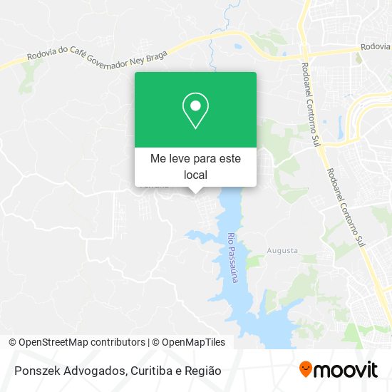 Ponszek Advogados mapa