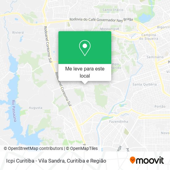 Icpi Curitiba - Vila Sandra mapa