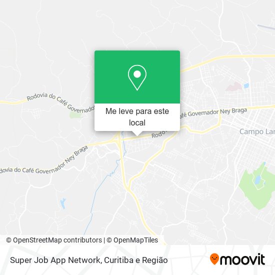 Super Job App Network mapa