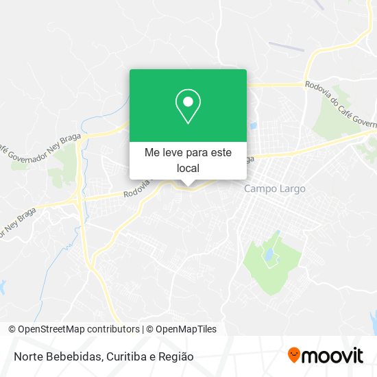 Norte Bebebidas mapa