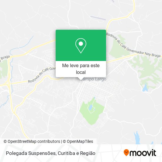 Polegada Suspensões mapa