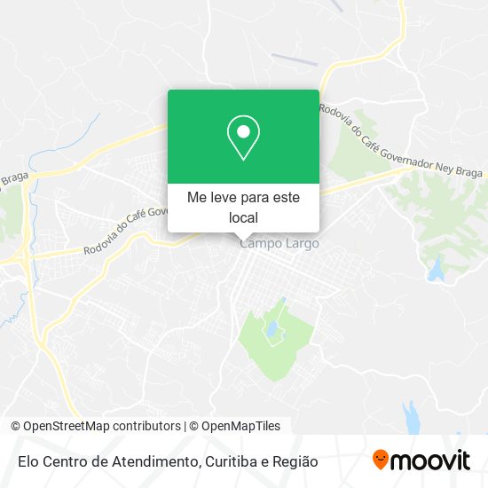 Elo Centro de Atendimento mapa