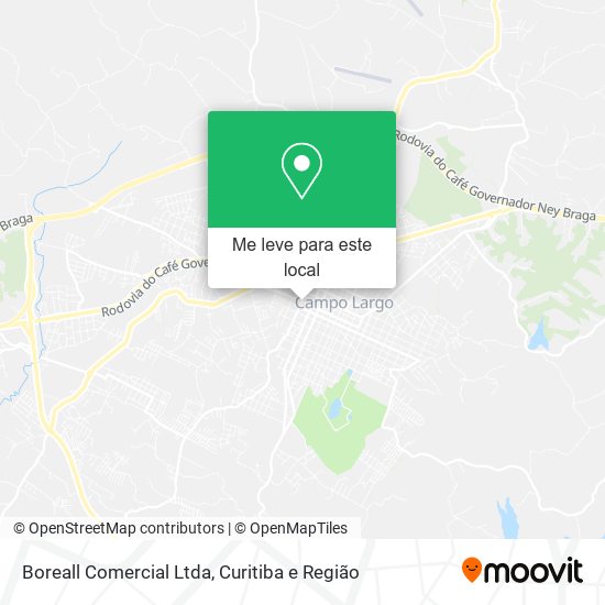 Boreall Comercial Ltda mapa