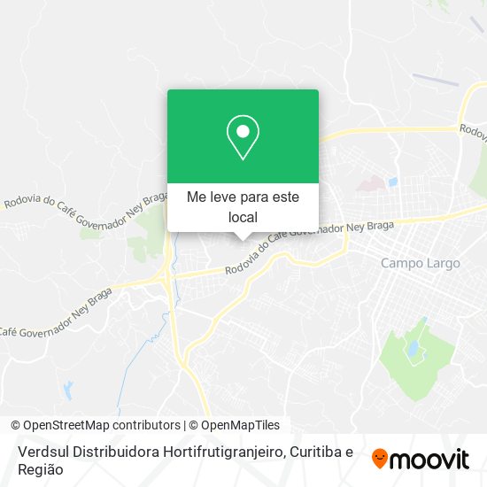 Verdsul Distribuidora Hortifrutigranjeiro mapa