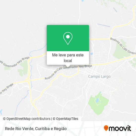 Rede Rio Verde mapa