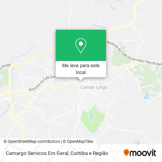 Camargo Servicos Em Geral mapa