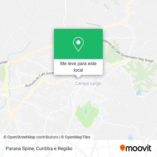 Parana Spine mapa