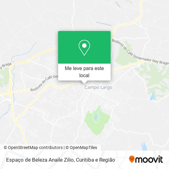 Espaço de Beleza Anaile Zilio mapa