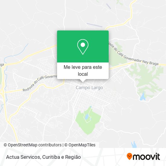 Actua Servicos mapa