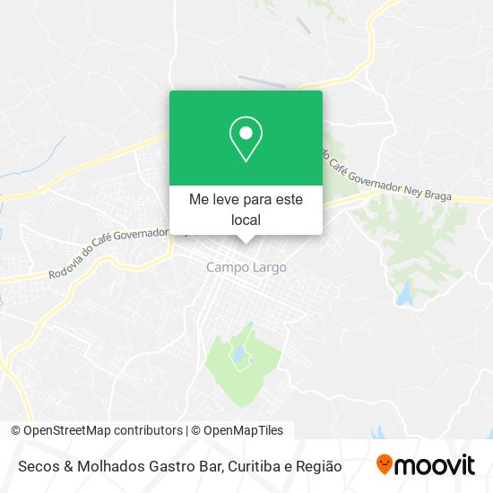 Secos & Molhados Gastro Bar mapa