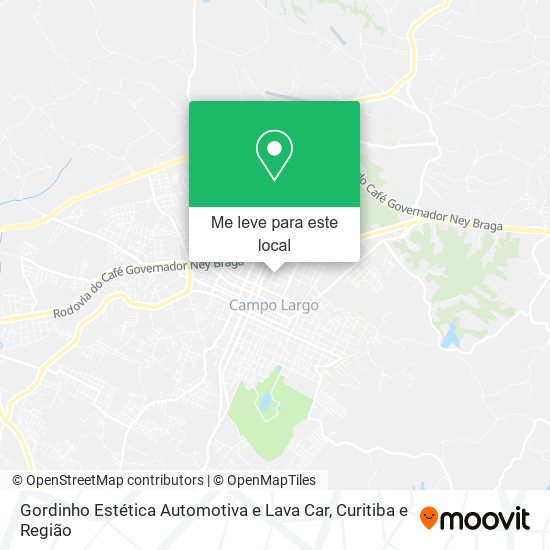 Gordinho Estética Automotiva e Lava Car mapa